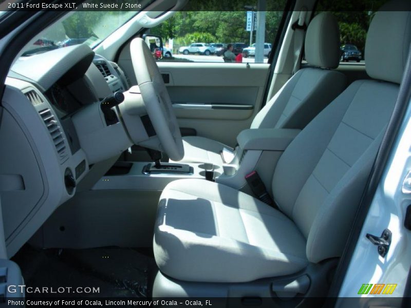 White Suede / Stone 2011 Ford Escape XLT