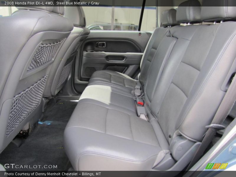 Steel Blue Metallic / Gray 2008 Honda Pilot EX-L 4WD