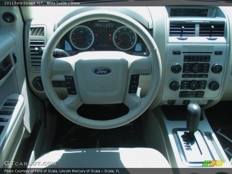 White Suede / Stone 2011 Ford Escape XLT