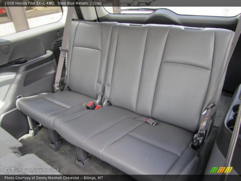 Steel Blue Metallic / Gray 2008 Honda Pilot EX-L 4WD
