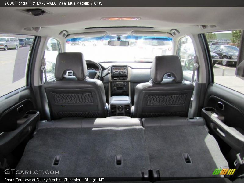 Steel Blue Metallic / Gray 2008 Honda Pilot EX-L 4WD