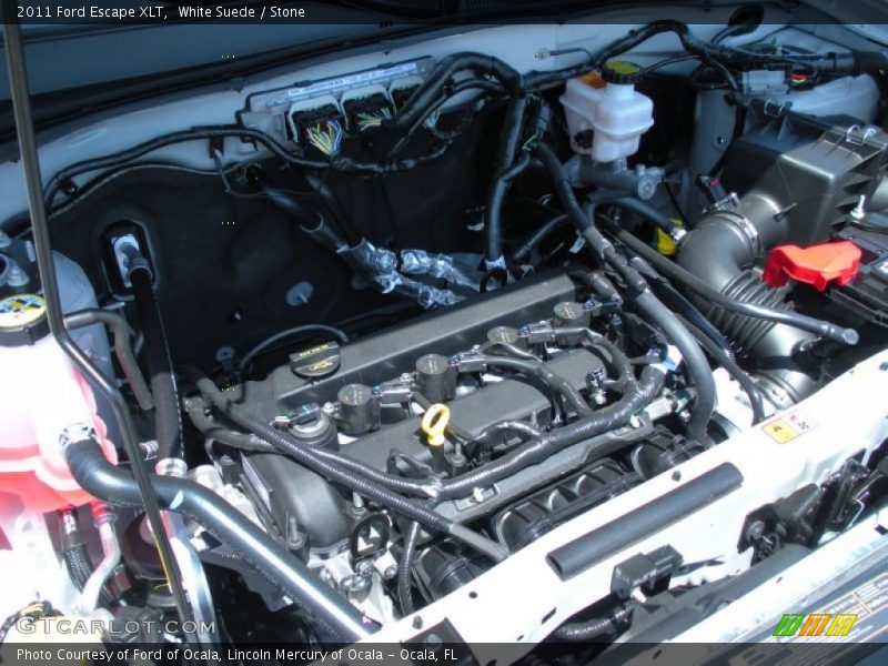 White Suede / Stone 2011 Ford Escape XLT