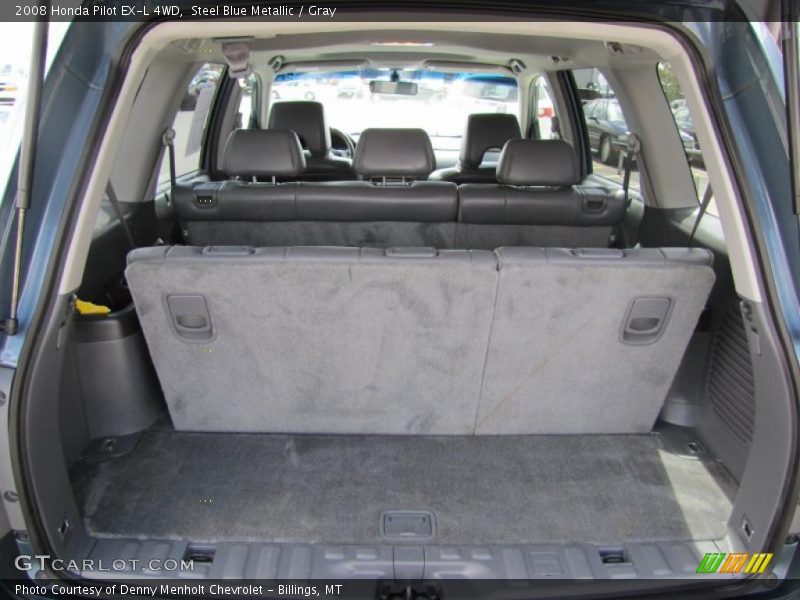 Steel Blue Metallic / Gray 2008 Honda Pilot EX-L 4WD