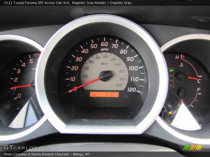 Magnetic Gray Metallic / Graphite Gray 2011 Toyota Tacoma SR5 Access Cab 4x4