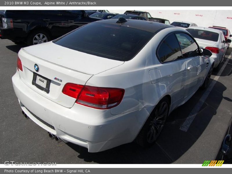 Alpine White / Anthracite/Black 2010 BMW M3 Coupe