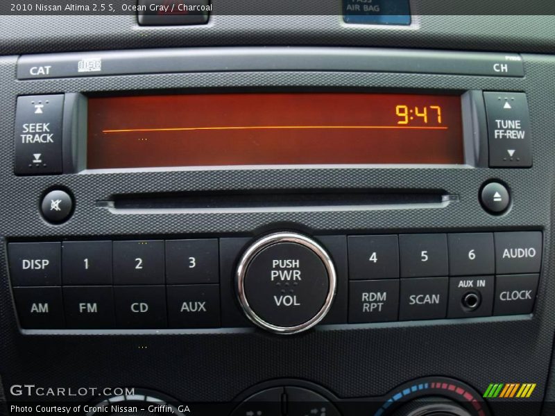 Ocean Gray / Charcoal 2010 Nissan Altima 2.5 S