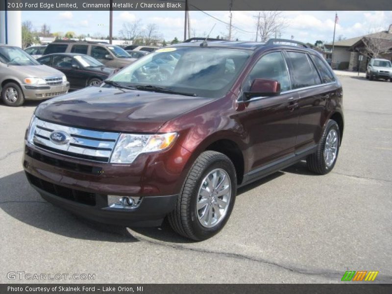 Cinnamon Metallic / Charcoal Black 2010 Ford Edge Limited