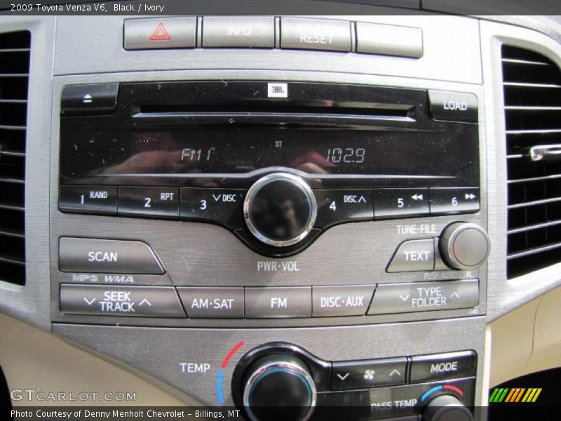 Black / Ivory 2009 Toyota Venza V6