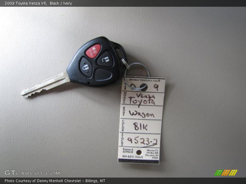 Black / Ivory 2009 Toyota Venza V6