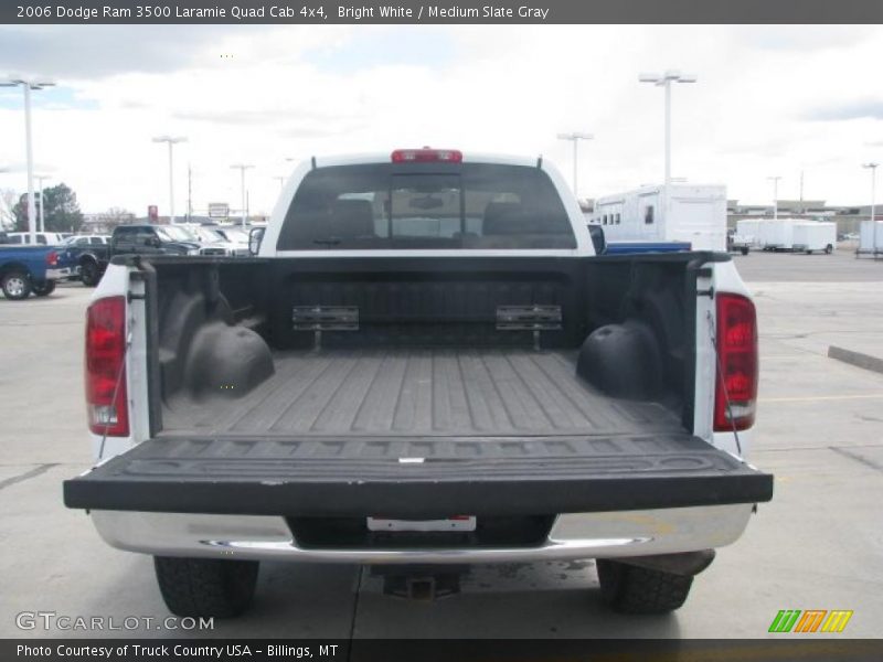 Bright White / Medium Slate Gray 2006 Dodge Ram 3500 Laramie Quad Cab 4x4