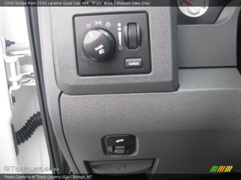 Bright White / Medium Slate Gray 2006 Dodge Ram 3500 Laramie Quad Cab 4x4