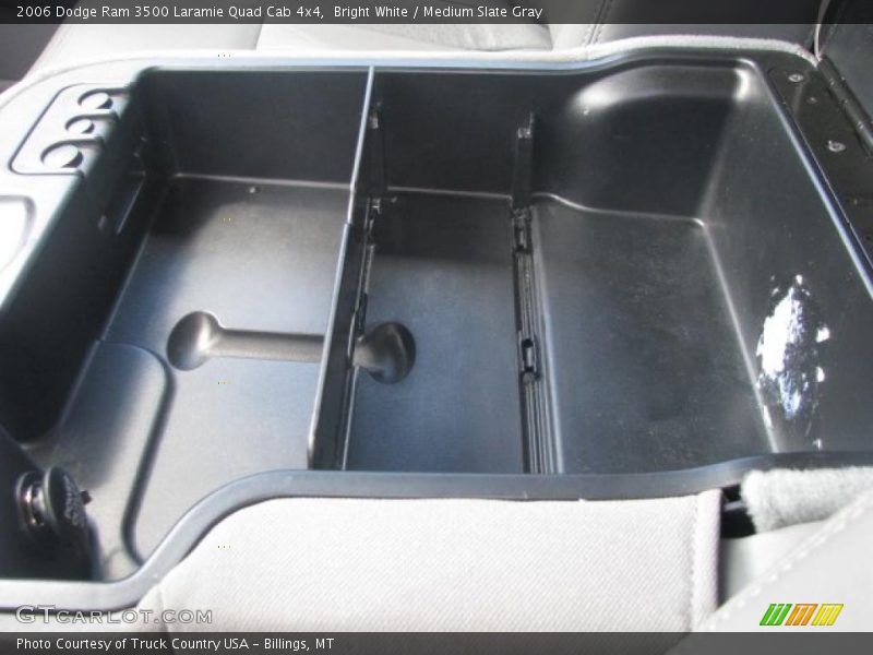 Bright White / Medium Slate Gray 2006 Dodge Ram 3500 Laramie Quad Cab 4x4