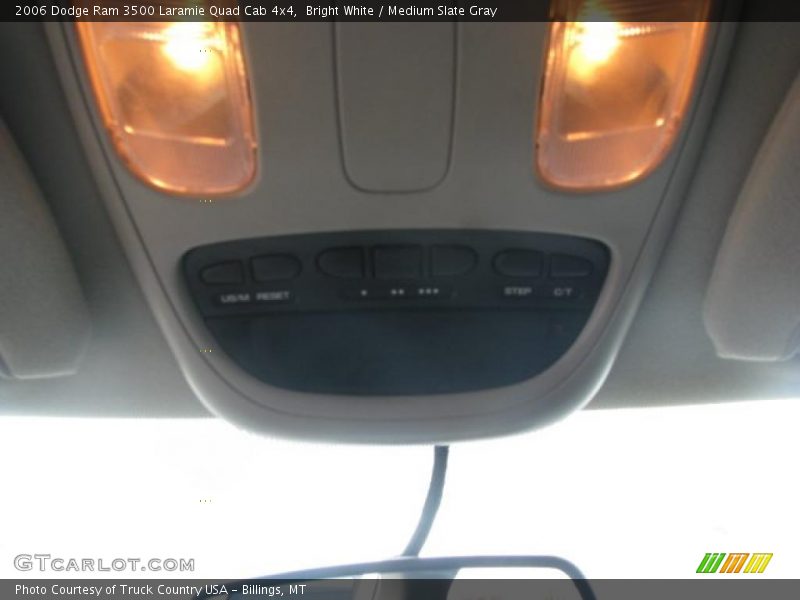 Bright White / Medium Slate Gray 2006 Dodge Ram 3500 Laramie Quad Cab 4x4