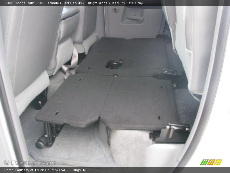 Bright White / Medium Slate Gray 2006 Dodge Ram 3500 Laramie Quad Cab 4x4