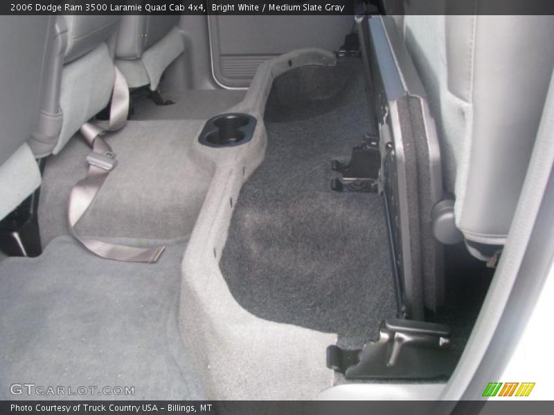 Bright White / Medium Slate Gray 2006 Dodge Ram 3500 Laramie Quad Cab 4x4