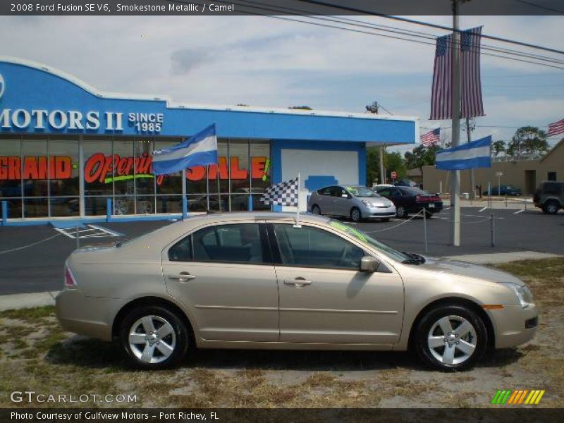 Smokestone Metallic / Camel 2008 Ford Fusion SE V6