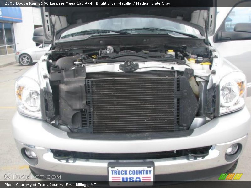 Bright Silver Metallic / Medium Slate Gray 2008 Dodge Ram 2500 Laramie Mega Cab 4x4