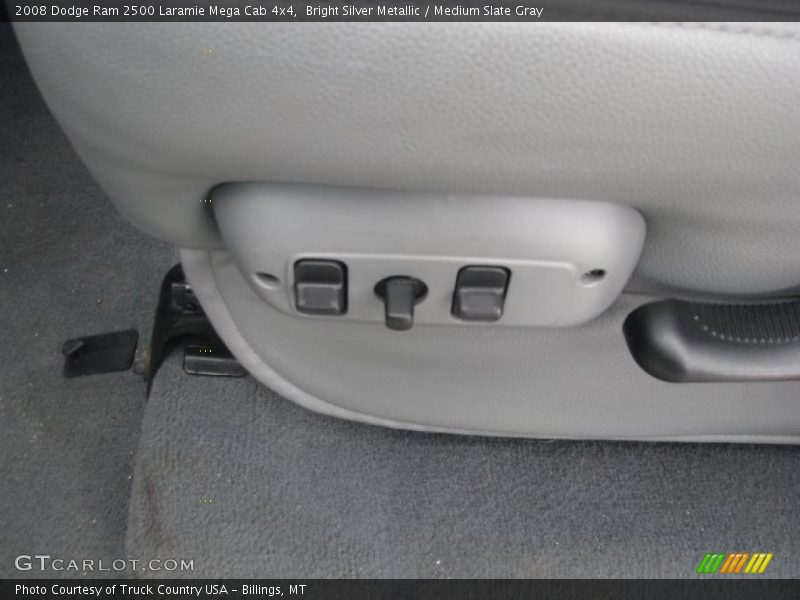 Bright Silver Metallic / Medium Slate Gray 2008 Dodge Ram 2500 Laramie Mega Cab 4x4
