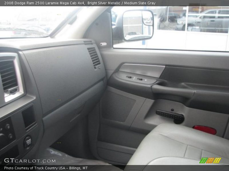 Bright Silver Metallic / Medium Slate Gray 2008 Dodge Ram 2500 Laramie Mega Cab 4x4