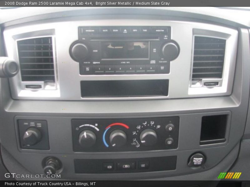 Bright Silver Metallic / Medium Slate Gray 2008 Dodge Ram 2500 Laramie Mega Cab 4x4