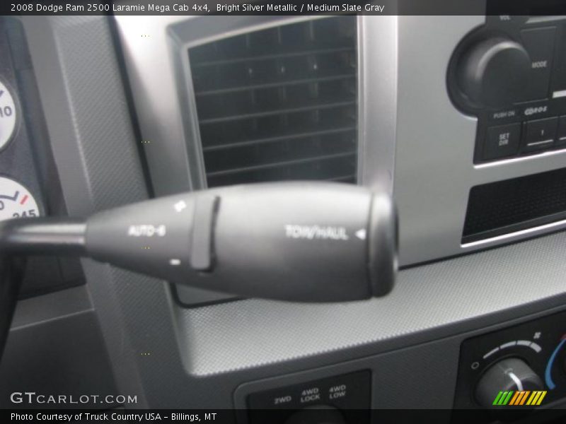 Bright Silver Metallic / Medium Slate Gray 2008 Dodge Ram 2500 Laramie Mega Cab 4x4