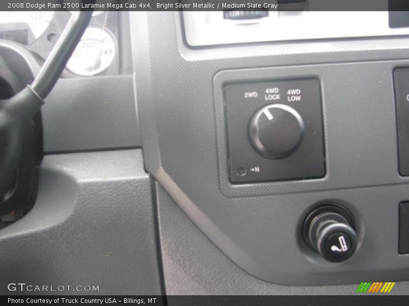 Bright Silver Metallic / Medium Slate Gray 2008 Dodge Ram 2500 Laramie Mega Cab 4x4