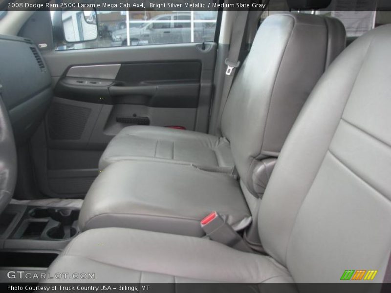 Bright Silver Metallic / Medium Slate Gray 2008 Dodge Ram 2500 Laramie Mega Cab 4x4