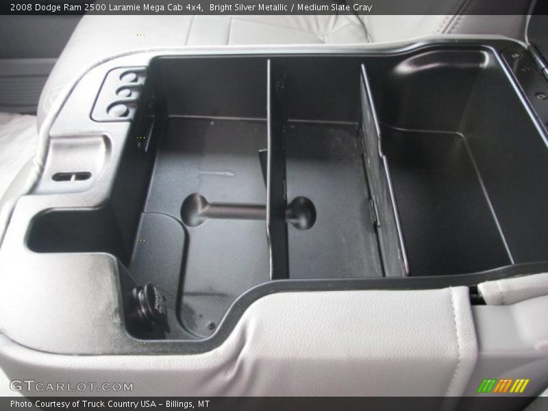 Bright Silver Metallic / Medium Slate Gray 2008 Dodge Ram 2500 Laramie Mega Cab 4x4