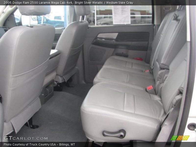 Bright Silver Metallic / Medium Slate Gray 2008 Dodge Ram 2500 Laramie Mega Cab 4x4