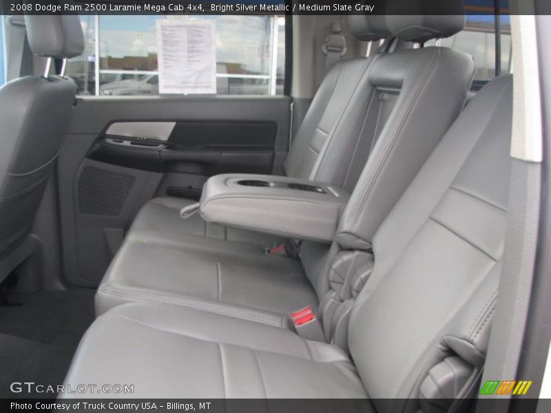 Bright Silver Metallic / Medium Slate Gray 2008 Dodge Ram 2500 Laramie Mega Cab 4x4