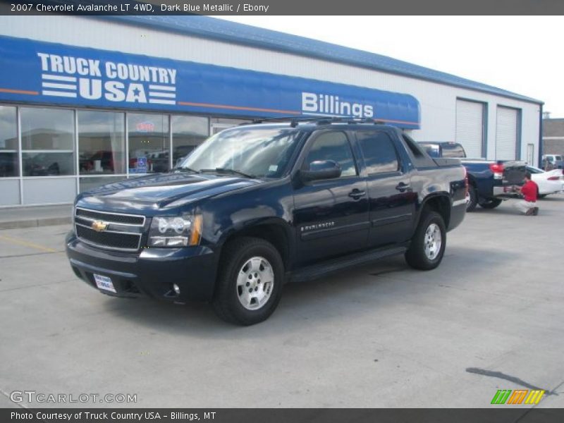 Dark Blue Metallic / Ebony 2007 Chevrolet Avalanche LT 4WD