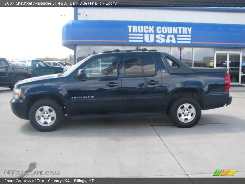 Dark Blue Metallic / Ebony 2007 Chevrolet Avalanche LT 4WD