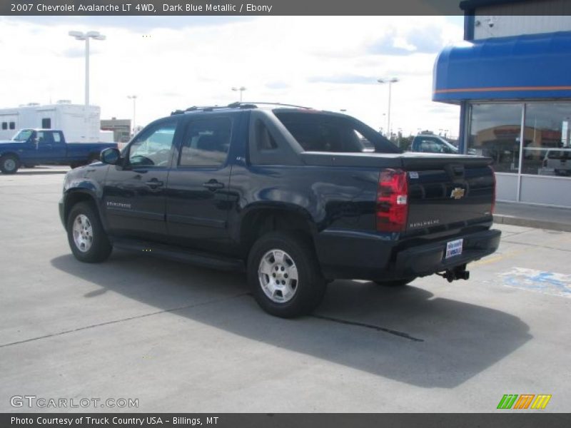 Dark Blue Metallic / Ebony 2007 Chevrolet Avalanche LT 4WD