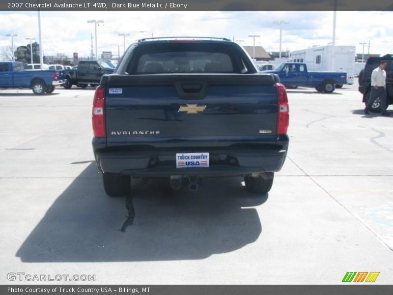Dark Blue Metallic / Ebony 2007 Chevrolet Avalanche LT 4WD