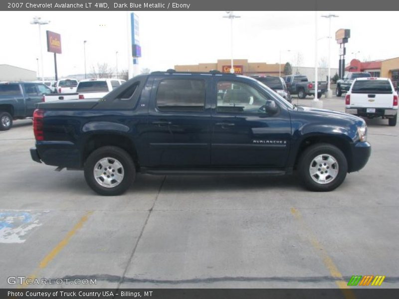 Dark Blue Metallic / Ebony 2007 Chevrolet Avalanche LT 4WD