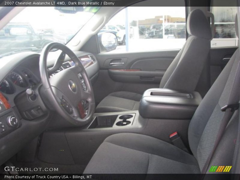 Dark Blue Metallic / Ebony 2007 Chevrolet Avalanche LT 4WD