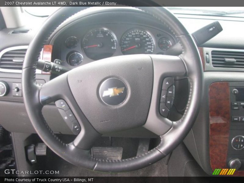 Dark Blue Metallic / Ebony 2007 Chevrolet Avalanche LT 4WD