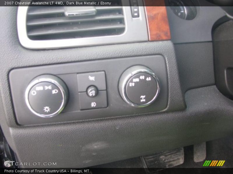 Dark Blue Metallic / Ebony 2007 Chevrolet Avalanche LT 4WD