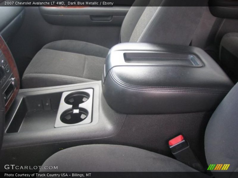 Dark Blue Metallic / Ebony 2007 Chevrolet Avalanche LT 4WD