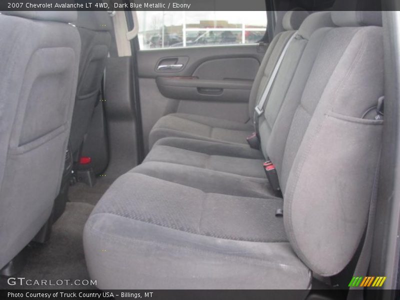 Dark Blue Metallic / Ebony 2007 Chevrolet Avalanche LT 4WD
