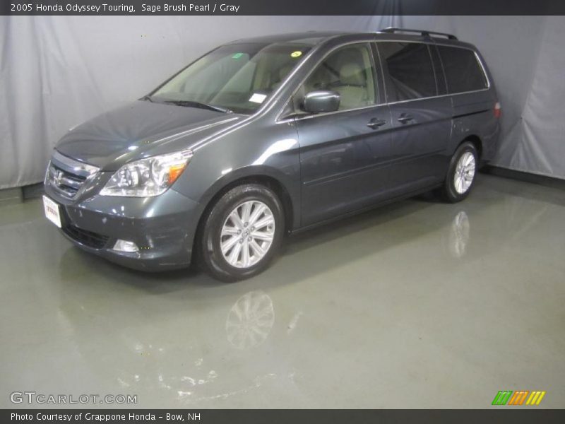 Sage Brush Pearl / Gray 2005 Honda Odyssey Touring
