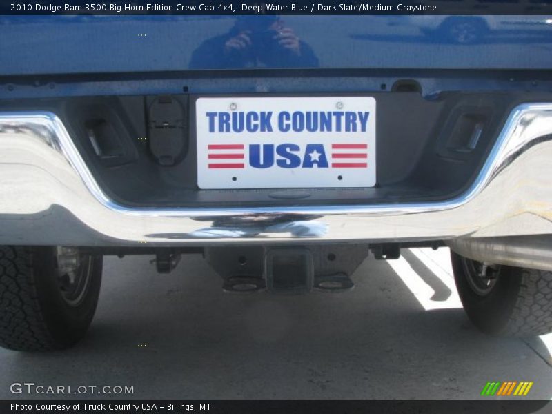Deep Water Blue / Dark Slate/Medium Graystone 2010 Dodge Ram 3500 Big Horn Edition Crew Cab 4x4