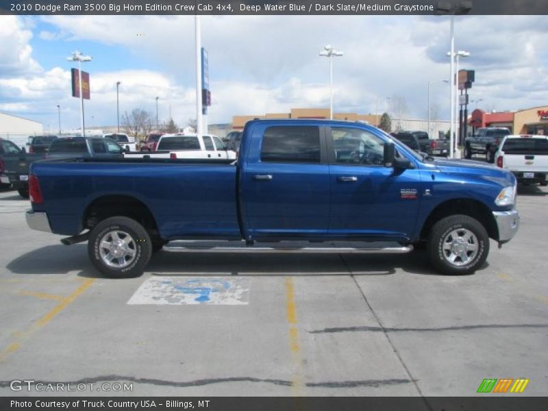  2010 Ram 3500 Big Horn Edition Crew Cab 4x4 Deep Water Blue