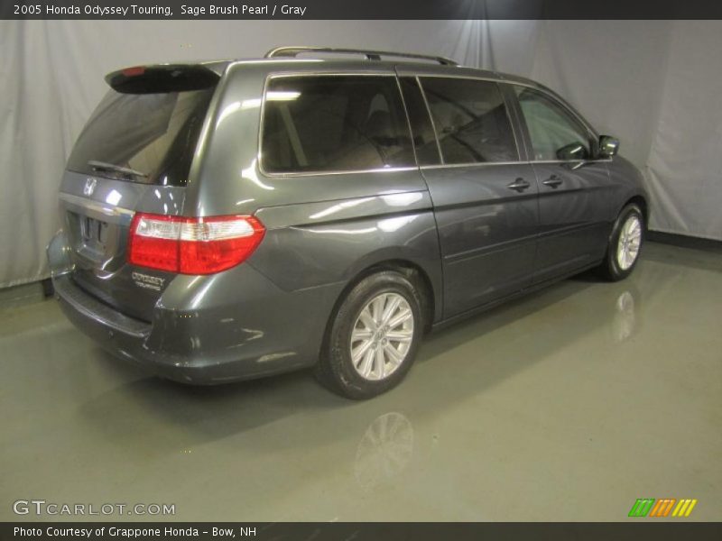 Sage Brush Pearl / Gray 2005 Honda Odyssey Touring