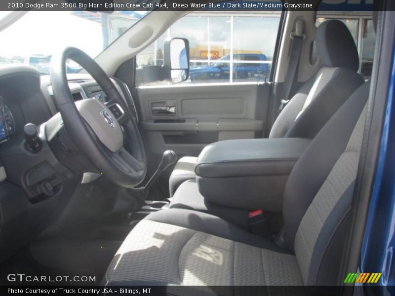 Deep Water Blue / Dark Slate/Medium Graystone 2010 Dodge Ram 3500 Big Horn Edition Crew Cab 4x4