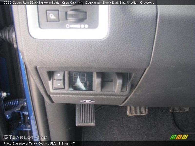 Deep Water Blue / Dark Slate/Medium Graystone 2010 Dodge Ram 3500 Big Horn Edition Crew Cab 4x4
