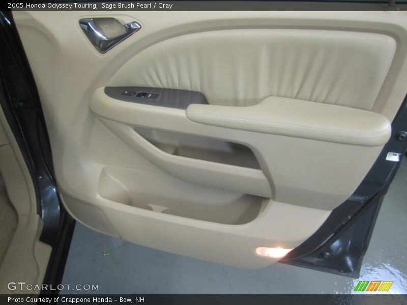 Sage Brush Pearl / Gray 2005 Honda Odyssey Touring