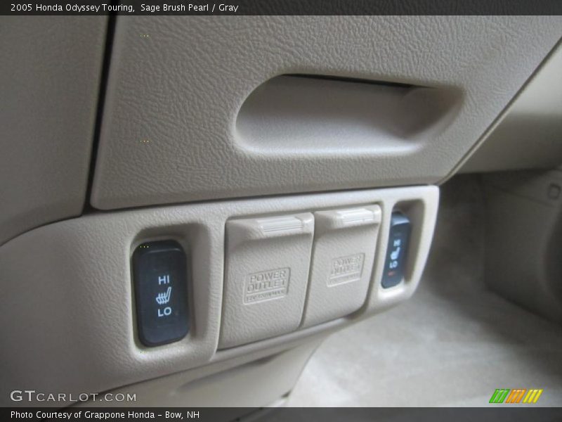 Sage Brush Pearl / Gray 2005 Honda Odyssey Touring