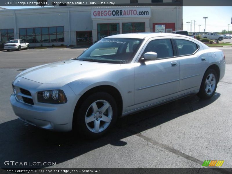Bright Silver Metallic / Dark Slate Gray 2010 Dodge Charger SXT