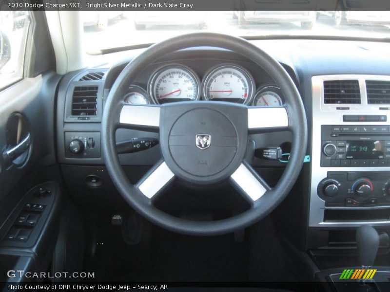 Bright Silver Metallic / Dark Slate Gray 2010 Dodge Charger SXT